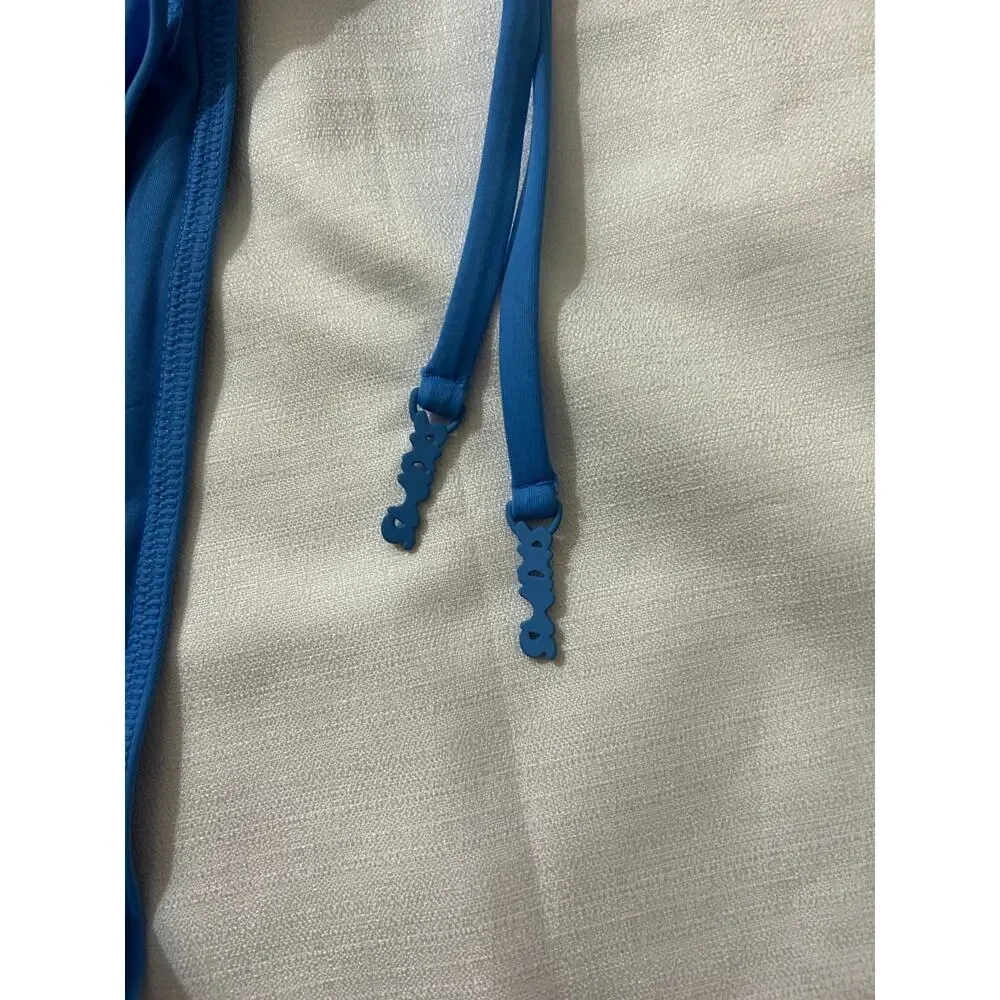 Skims NWT Recycled Swim Dip Tie Bikini Bottoms Tide Blue Size XXS